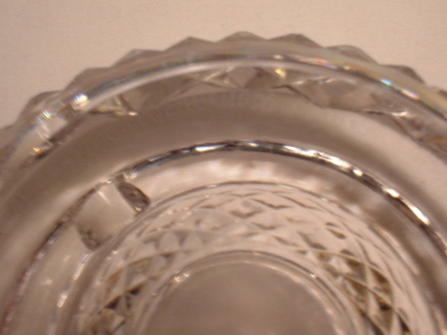 Pair of Waterford Diamond Cut Ash Trays