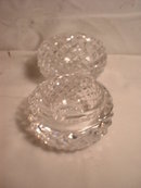Pair of Waterford Diamond Cut Ash Trays