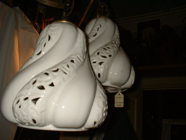 One of a Kind Pair of Pendant Lights