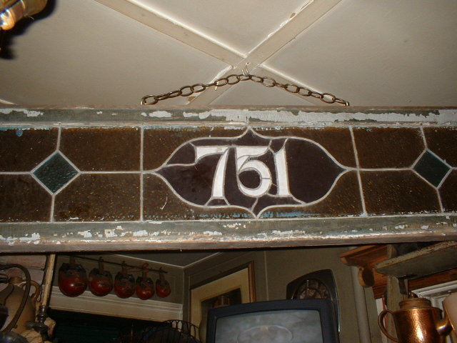 Leaded Glass Transom Window