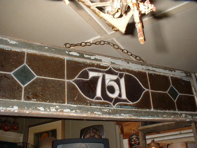 Leaded Glass Transom Window
