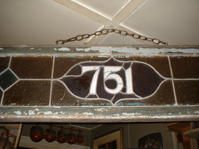 Leaded Glass Transom Window