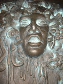 Painted Plaster Plaque