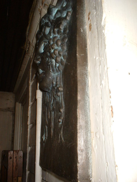 Painted Plaster Plaque