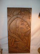 Carved Wood Plaque