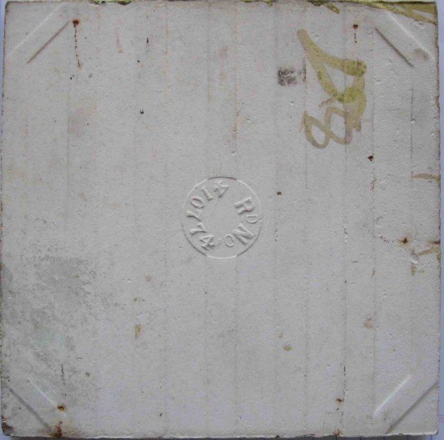 Antique English Art Nouveau Tile