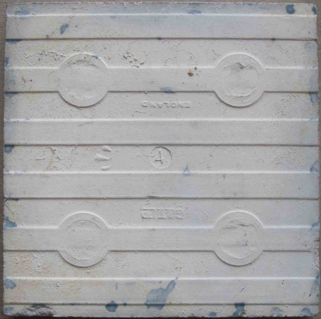 Antique English Art Nouveau Tile