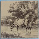 Antique English Series Picture Tile - William Wise