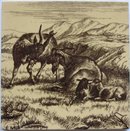 Antique English Picture Tile - William Wise