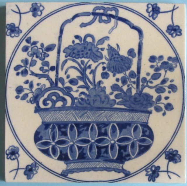 Antique Minton Hollins Aesthetic Tile