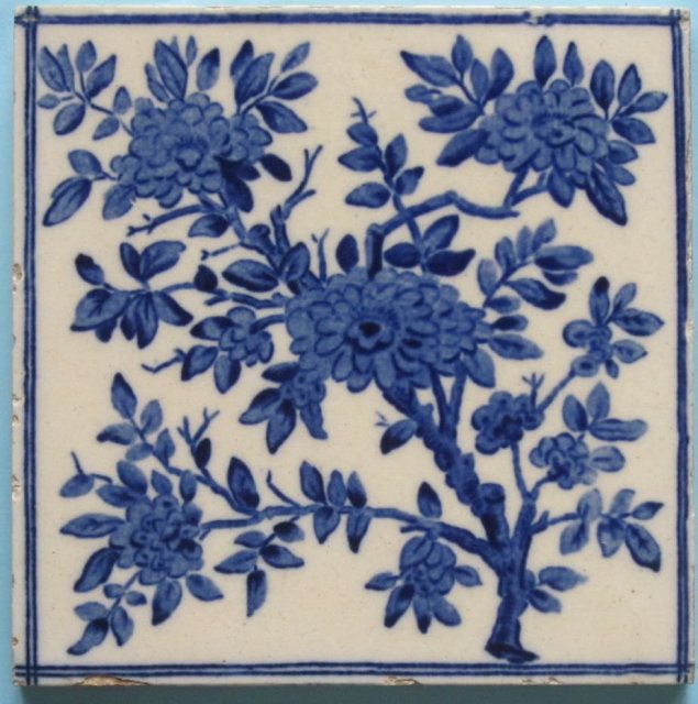 Antique Minton Hollins Aesthetic Tile
