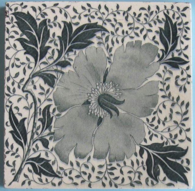 Antique Minton China Works Transfer Tile-4 available