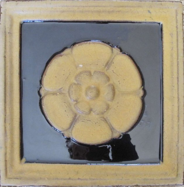 Massive Antique American Grueby Architectural Tile - 9 available