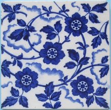 Antique English Wedgwood Transfer Tile - 4 available