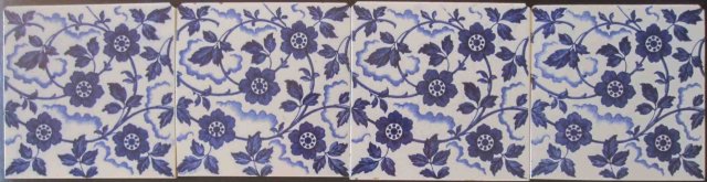 Antique English Wedgwood Transfer Tile - 4 available