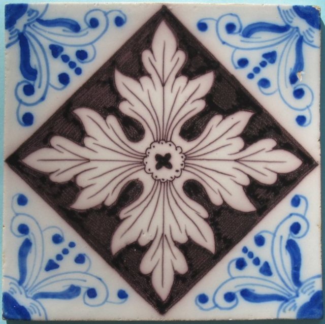 Late 19th Century Dutch Tin-Glaze Tile