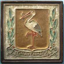 Antique Royal Delft de Porceleyne Fles Tile - The Hague