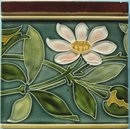Antique Pair of Art Nouveau Tiles - Villeroy & Boch