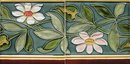 Antique Pair of Art Nouveau Tiles - Villeroy & Boch