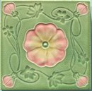 Antique German Jugendstil Tile - MO & PF v. CT Meissen