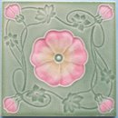 Antique German Jugendstil Tile - MO & PF v. CT Meissen