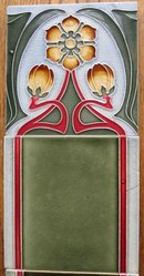 Antique German Jugendstil Tile Panel #3 - Tonwerke Offstein