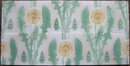 Panel of 4 Antique German Jugendstil/Nouveau Tiles - Meissen Dandelions