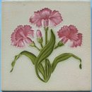 Antique English Art Nouveau Tile - Meakin