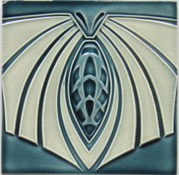 Antique German Art Nouveau/Jugendstil Tile