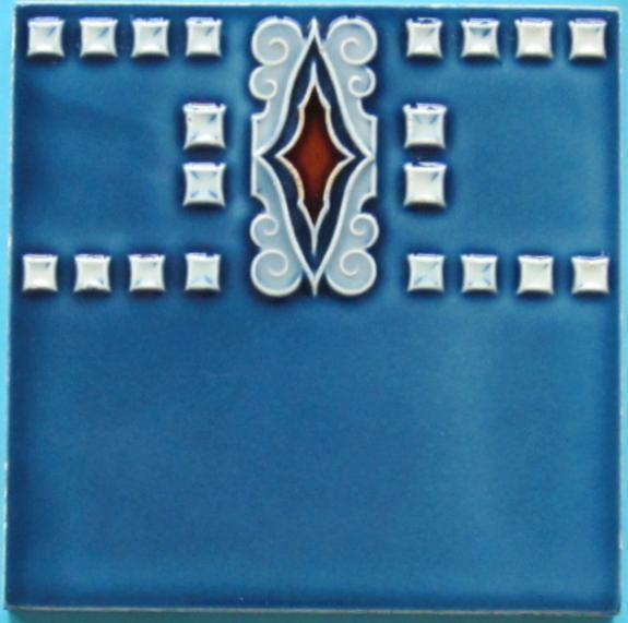 Antique German Art Nouveau/Jugendstil Tile
