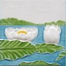 Pair of Antique German Art Nouveau/Jugendstil Tile - Grohn