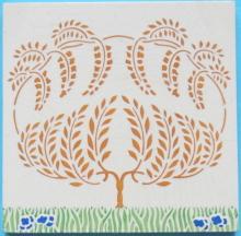 Antique German Art Nouveau/Jugendstil Tile - Grohn