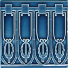 Antique German Nouveau/Jugendstil Tile - NSTG Grohn