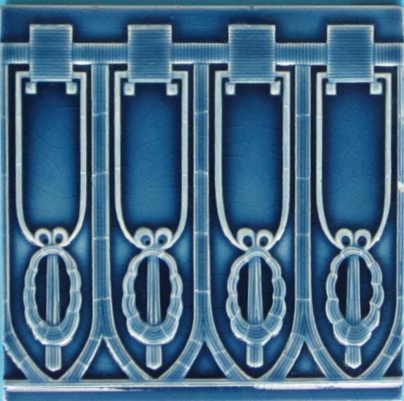 Antique German Nouveau/Jugendstil Tile - NSTG Grohn