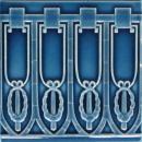 Antique German Nouveau/Jugendstil Tile - NSTG Grohn