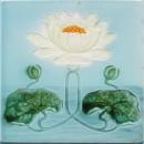 Antique German Art Nouveau Tile - Schmeider