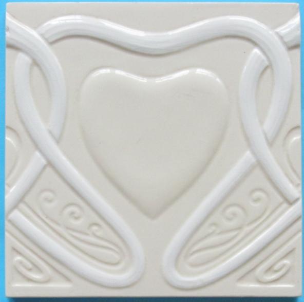 Antique German Jugendstil Tile - Wessel