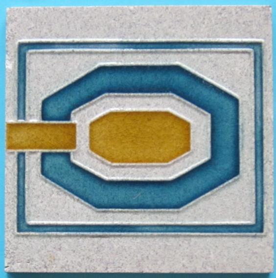 Antique Jugendstil/Art Nouveau Tile