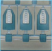 Antique German Jugendstil Tile - Meissen Ernst Teichert