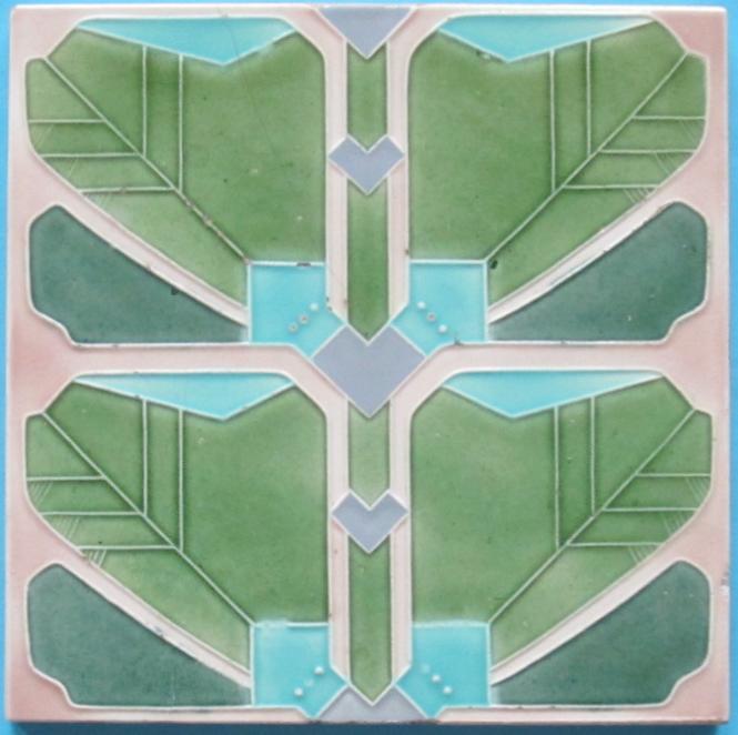 Antique Rako Jugendstil/Nouveau Tile