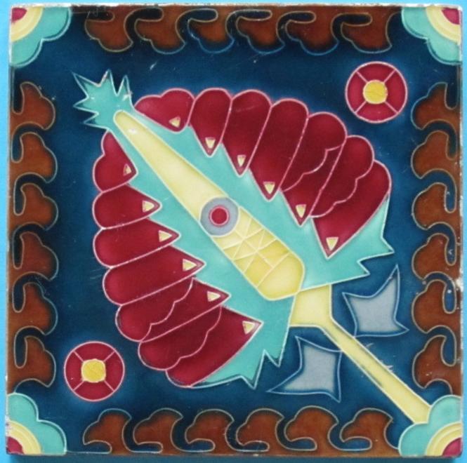 Antique Rako Jugendstil/Nouveau Tile