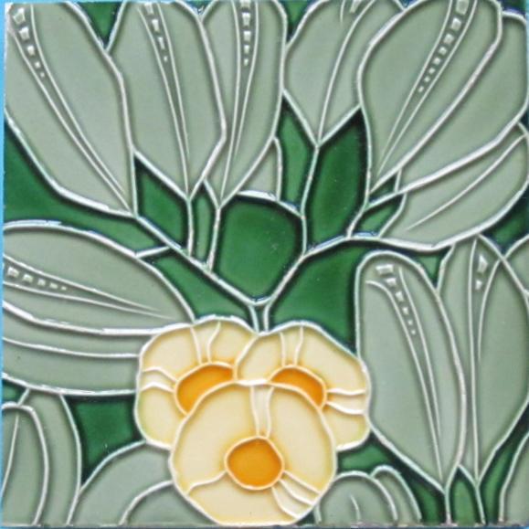 Antique Rako Jugendstil/Nouveau Tile