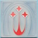 German art nouveau/jugendstil tile