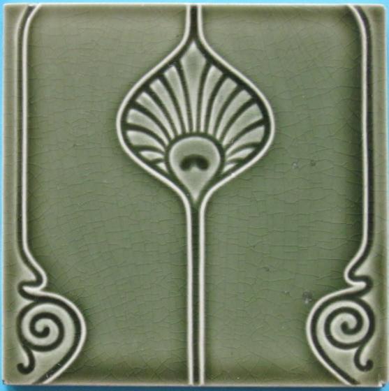 German Art Nouveau/Jugendstil Tile