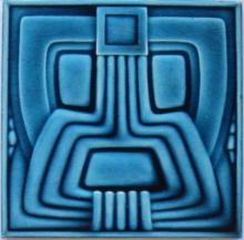 Antique German Jugendstil Tile - Wessel