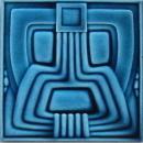 Antique German Jugendstil Tile - Wessel