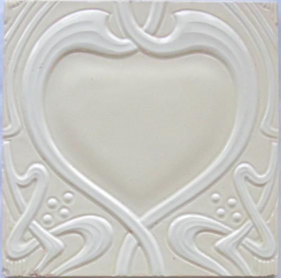 Antique German Jugendstil Tile - Wessel