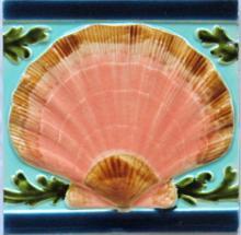 Antique French Art Nouveau Tile