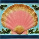 Antique French Art Nouveau Tile