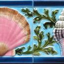 Antique French Art Nouveau Tile